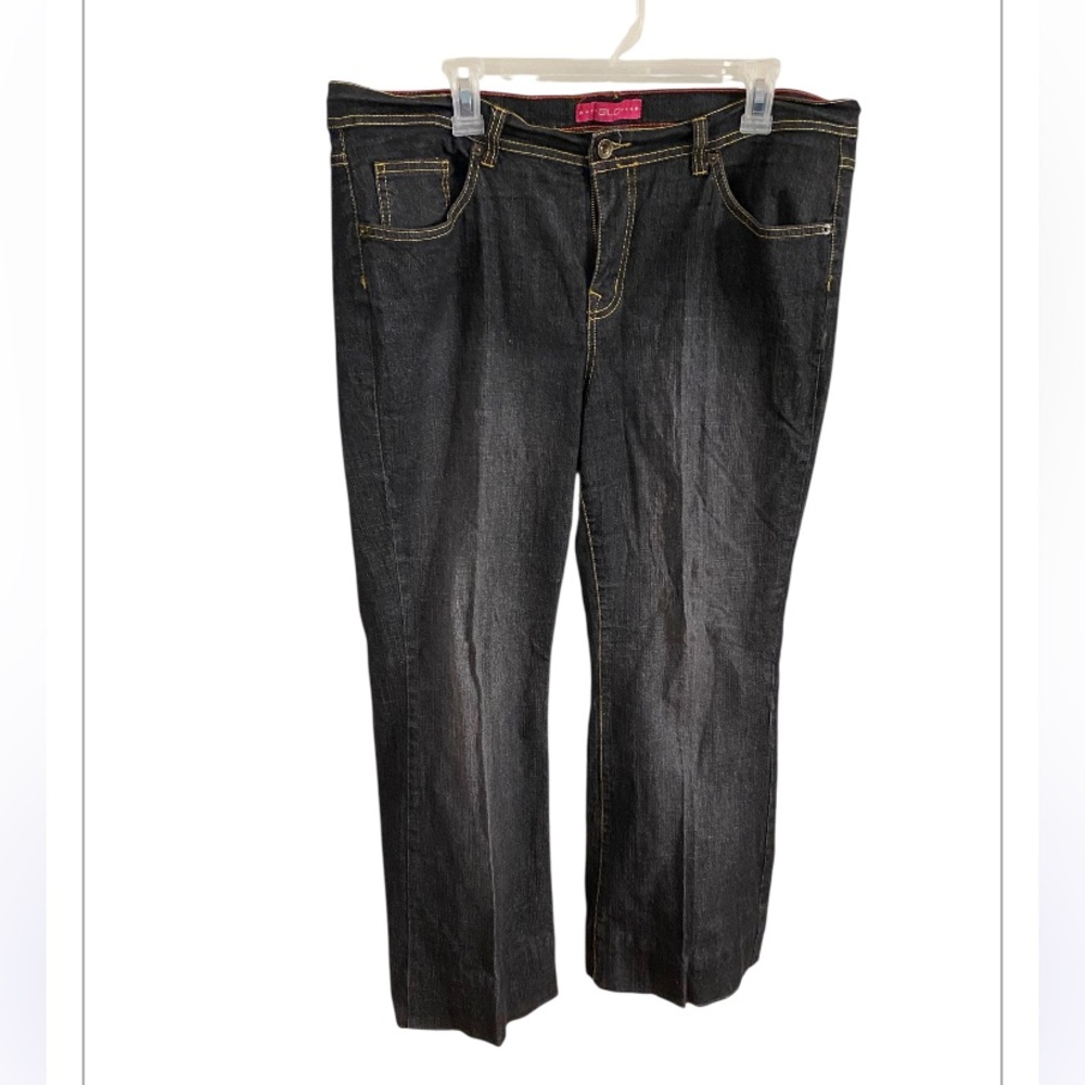 GLO Jeans dark blue Straight Leg Denim Jr Plus 18.